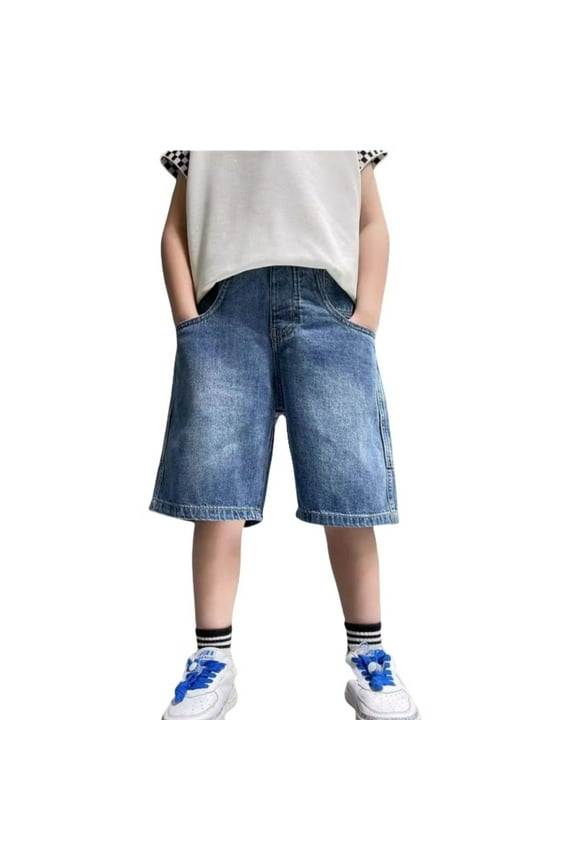 Baggy Jorts Boy 11-12 Years Jorts for Boys Baggy Jorts Boys Denim Shorts Kids Baggy Jorts Boys Summer Shorts With Pockets #Blue