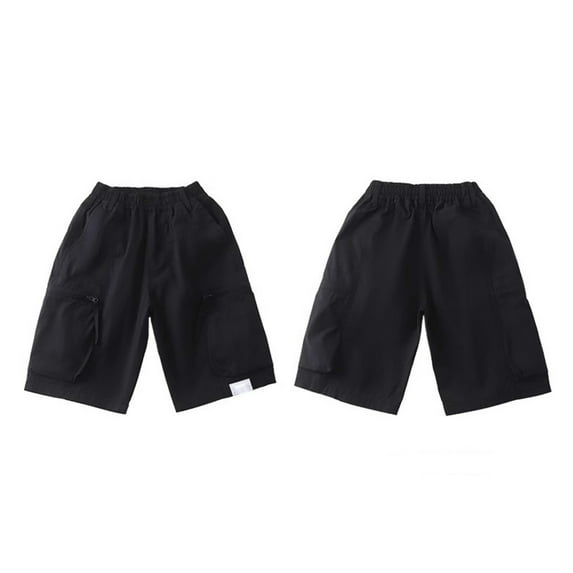 Baggy Jorts Boy 13-14 Years Boy Cargo Shorts Size 14-16 Boys Summer Shorts Baggy Jorts Boy Baggy Jorts Boys Quick Dry Gym Sports Black