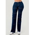 thumbnail image 1 of Baggy Carpenter Multi-Pockets Low-Rise Wide Leg Cargo Jeans, 1 of 5