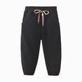 thumbnail image 1 of Baggy Pants For Boys 12M-10T Toddler to Youth Athletic Joggers Sweatpants with Pockets Kids Workout Sweat Pants Kids Black Sweatpants Size 12-18 Months, 1 of 5