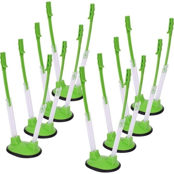 Baggy Rack Stands, 8 Pack, Adjustable Hands Free Clips for Food Storage Bags Plastic Freezer Bags, Bag Holders