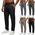 thumbnail image 1 of Baggy Sweatpants Men Big and Tall Straight Leg Comfy Gym Activewear with Pockets Cargo Athletic Work Track Pants, M, 1 of 7