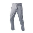 thumbnail image 1 of Baggy Sweatpants Men, Mens Jogger Sweatpants Casual Drawstring Waist Athletic Workout Gym Pants Loose Fit Running Pant with Zipper Pockets, 1 of 8
