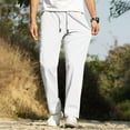 thumbnail image 1 of Baggy Sweatpants Men Mens Lightweight Sweatpants Open Bottom Jogger Yoga Pant Casual Athletic Elastic Waist Drawstring Pants with Pockets, 1 of 9
