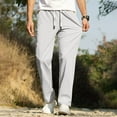 thumbnail image 1 of Baggy Sweatpants Men Mens Lightweight Sweatpants Open Bottom Jogger Yoga Pant Casual Athletic Elastic Waist Drawstring Pants with Pockets, 1 of 9
