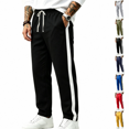 thumbnail image 1 of Baggy Sweatpants Men No Cuff Wide Leg Drawstring Relaxed Fit Bigand Tall Straight Open Hem Trackpants, 1 of 9