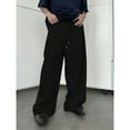 thumbnail image 1 of Baggy Sweatpants Men Wide Leg Sweats Pants Casual Straight Trousers Streetwear Loose Drawstring Waist Solid Joggers with Pockets, 1 of 5