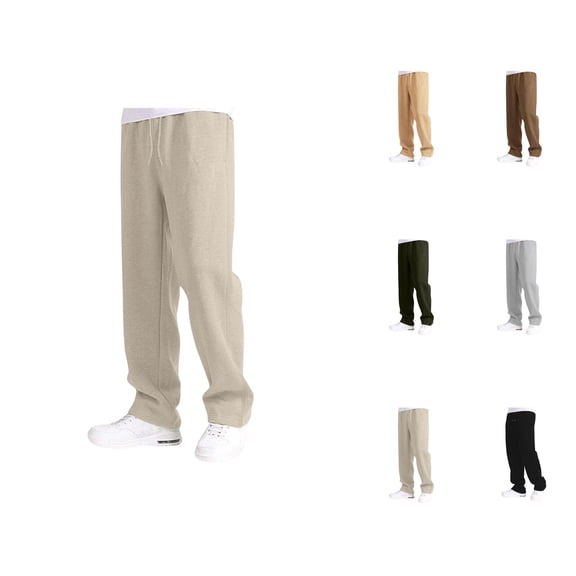 Baggy Sweatpants for Boys Girls 2025 Trendy Drawstring Elastic Waist Straight Leg Oversized Sweat Pants with Pockets