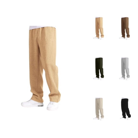 Baggy Sweatpants for Boys Girls 2025 Trendy Drawstring Elastic Waist Straight Leg Oversized Sweat Pants with Pockets
