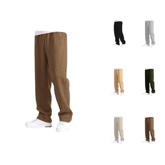 Baggy Sweatpants for Boys Girls 2026 Trendy Elastic Waist Drawstring Straight Leg Oversized Sweat Pants with Pockets