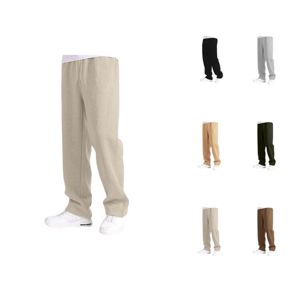 Baggy Sweatpants for Boys Girls 2026 Trendy Elastic Waist Drawstring Straight Leg Oversized Sweat Pants with Pockets