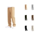 thumbnail image 1 of Baggy Sweatpants for Girls Boys 2025 Trendy Elastic Waist Drawstring Straight Leg Loose Fit Sweat Pants with Pockets, 1 of 4