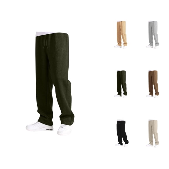 Baggy Sweatpants for Girls Boys 2025 Trendy Elastic Waist Drawstring Straight Leg Loose Fit Sweat Pants with Pockets