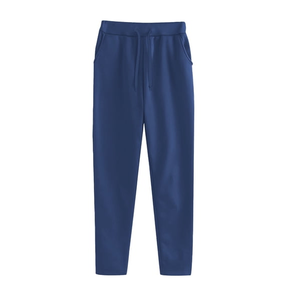 Baggy Sweatpants for Girls Preppy Straight Leg Tracksuit Bottom Elastic Waist Athletic School Trousers with Pockets