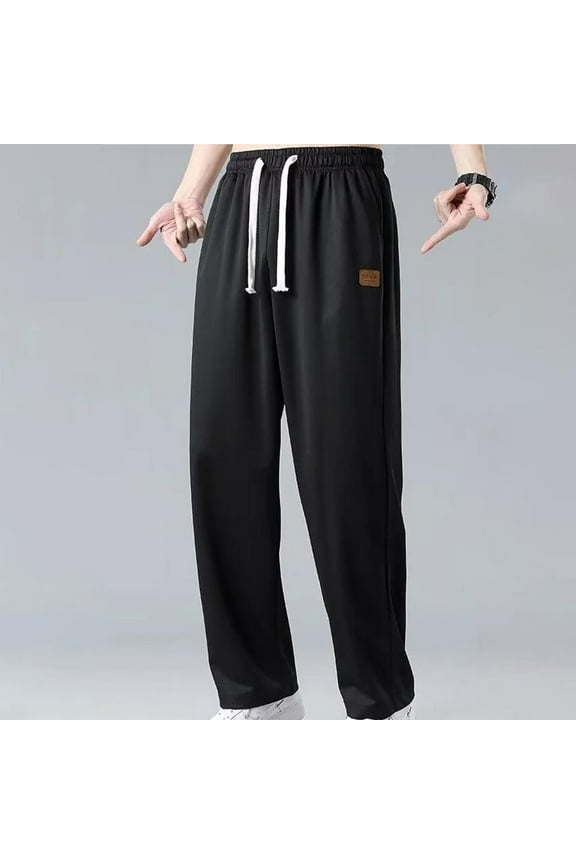 Baggy Sweatpants for Men Solid Color Mid Waisted Stretch Light Unisex Pull On Stretch Pants Beva Wear Glide Pants Outdoor Athleisure Pants