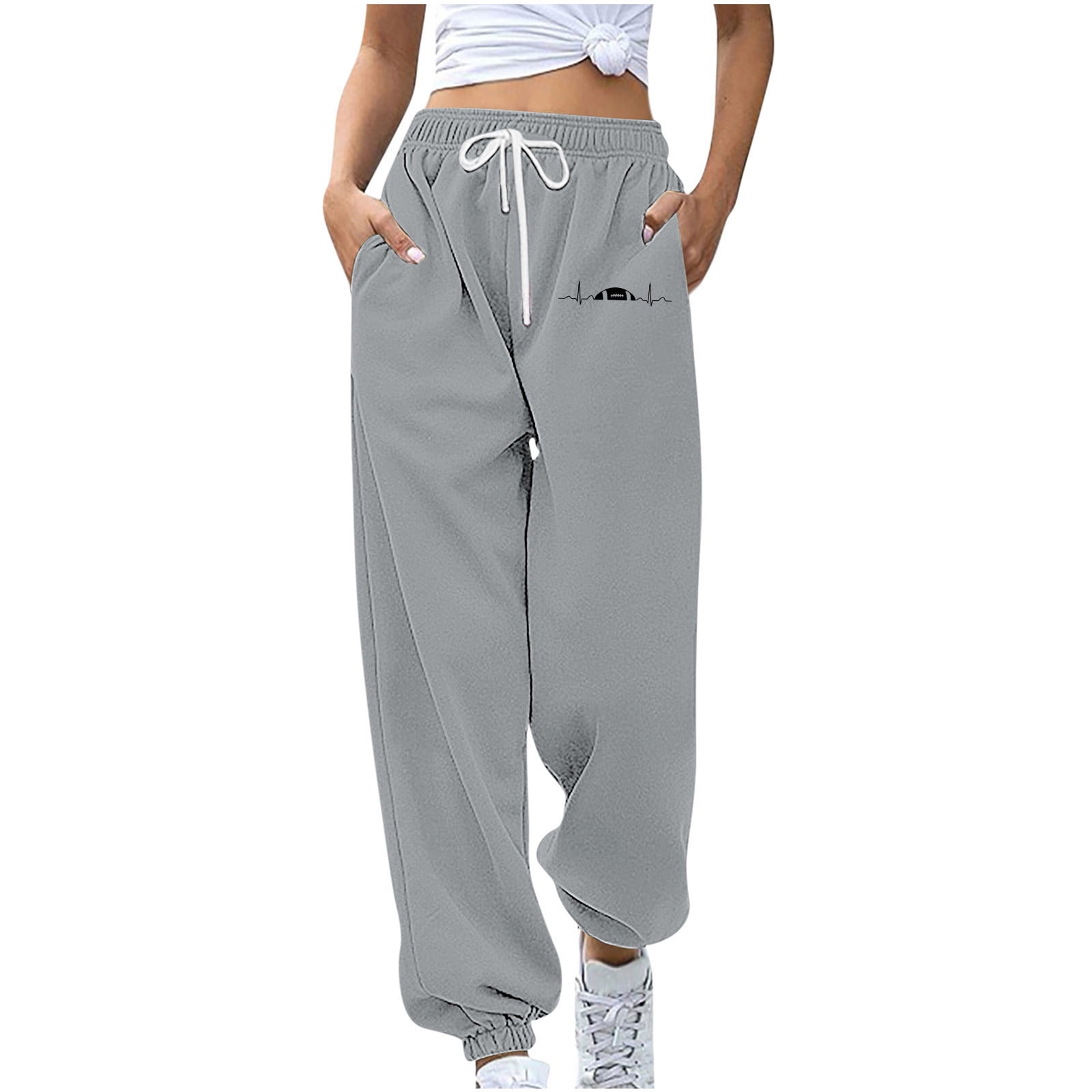 Cute grey sweatpants best sale