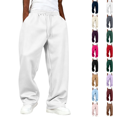 thumbnail image 1 of Baggy Sweatpants Men Wide Leg Loose Fit Lounge Gym Solid Casual Uncuffed Oversized Joggers, 1 of 4