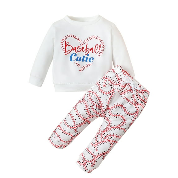 Bagilaanoe 2pcs Baby Girl Pants Set Toddler Long Sleeve Sweatshirt Tops + Leggings 6M 12M 18M 24M 3T 4T Kids Casual Clothes