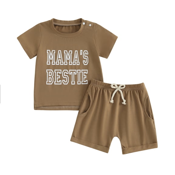 Bagilaanoe 2pcs Toddler Baby Girl Shorts Set Short Sleeve Letter Print T Shirt Tops   Shorts 6M 12M 18M 24M 3T 4T Kids Casual Summer Clothes