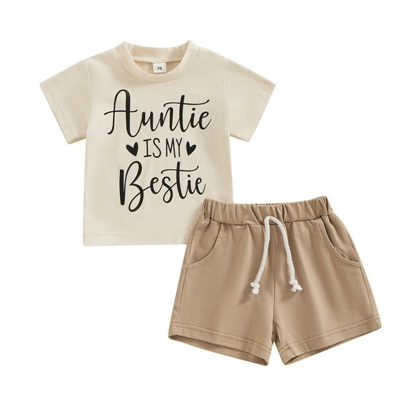 Bagilaanoe 2pcs Toddler Baby Girl Shorts Set Short Sleeve Letter Print T Shirt Tops Shorts 6M 12M 18M 24M 3T Kids Casual Summer Clothes