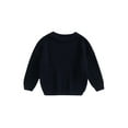 thumbnail image 1 of Bagilaanoe 3M-5T Sweater Toddler Boys Girls Fall Winter Clothes Solid Knitted Pullover Jacket Outwear Tops, 1 of 9