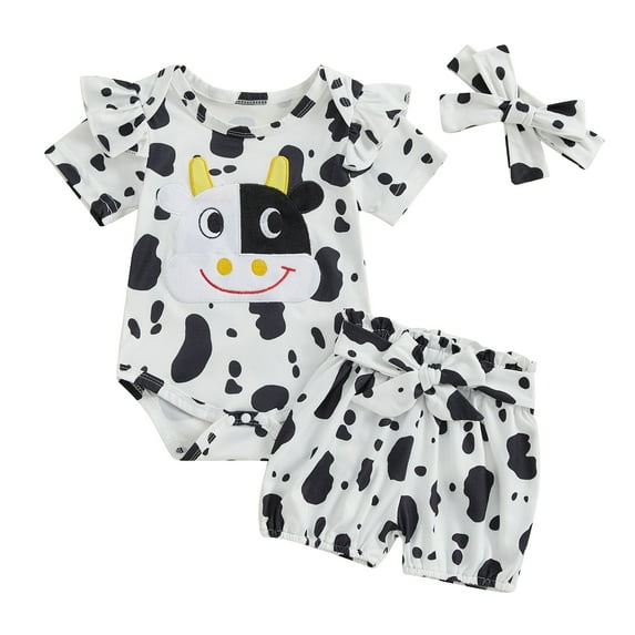 Bagilaanoe 3pcs Newborn Baby Boy Girl Shorts Set Short Sleeve Embroidery Romper Tops + Shorts + Headband 3M 6M 9M 12M 18M Infant Casual Summer Clothes