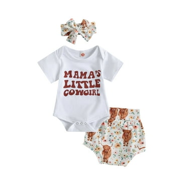 Bagilaanoe 3pcs Newborn Baby Girl Short Pants Set Short Sleeve Letter Print Romper Tops   Shorts   Headband 3M 6M 12M 18M Infant Casual Summer Outfits