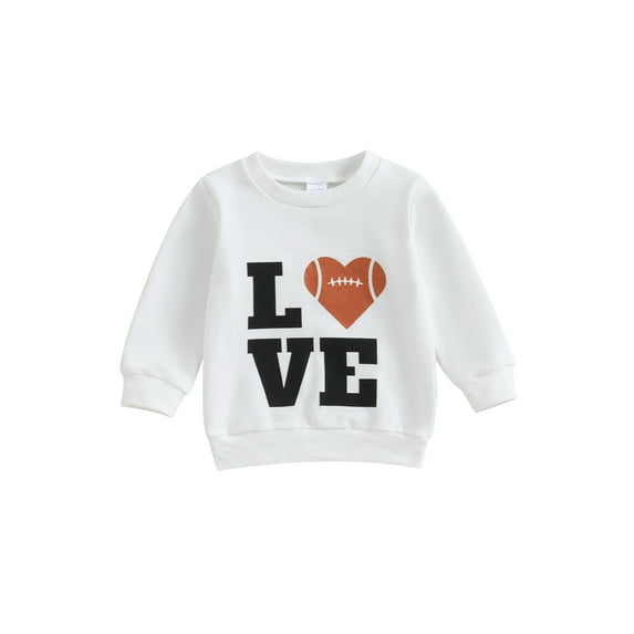 Bagilaanoe Baby Girl Boy Casual Sweatshirt Newborn Long Sleeve Letter Print Pullover 3M 6M 12M 18M 24M Infant Fall Loose Tee Tops