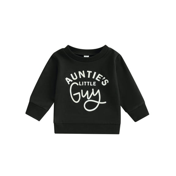 Bagilaanoe Baby Girl Boy Casual Sweatshirt Newborn Long Sleeve Letter Print Pullover 3M 6M 12M 18M 24M Infant Fall Loose Tee Tops
