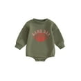 thumbnail image 1 of Bagilaanoe Baby Girl Boys Oversized Romper Sweatshirt Newborn Long Sleeve Bodysuits Print Pullover 3M 6M 12M 18M Infant Casual Tee Tops, 1 of 8