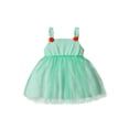 thumbnail image 1 of Bagilaanoe Baby Girl Princess Dress Sleeveless A-line Mesh Stitching Dresses 6M 9M 12M 18M 24M Infant Casual Swing Sundress, 1 of 9