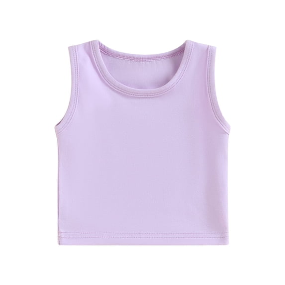 Bagilaanoe Girls Summer Tank Tops Sleeveless Vest 7T 8T 9T 10T Kids Breathable T-Shirts Crop Top
