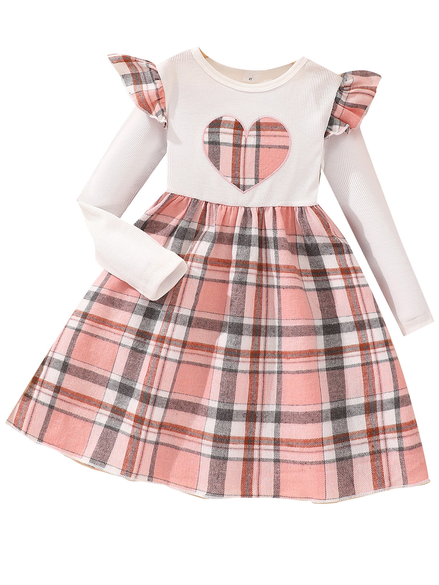 Spring Arrival Baby Kids Girls Cute Argyle and Plaid Pattern Sleeveless Dress with Hat