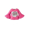 thumbnail image 1 of Bagilaanoe Little Girl Fall Sweatshirts Toddler Letter Rainbow/Tie Dye Print Long Sleeve Pullover 3T 4T 5T 6T 7T 8T Kids Casual Tees Tops  Clothes, 1 of 7