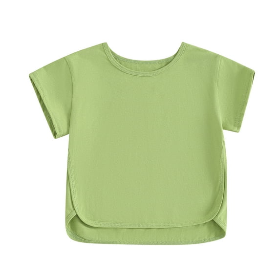 Bagilaanoe Little Girl Summer Clothes Toddler Short Sleeve T-Shirt 9M 12M 24M 3T 4T 5T 6T 7T Kids Casual Tee Tops