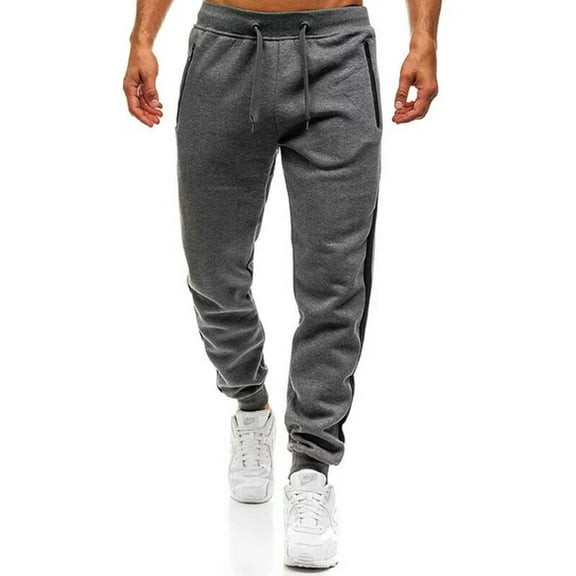 Bagilaanoe Men Long Casual Sport Pants Slim Fit Trousers Running Joggers Gym Sweatpants