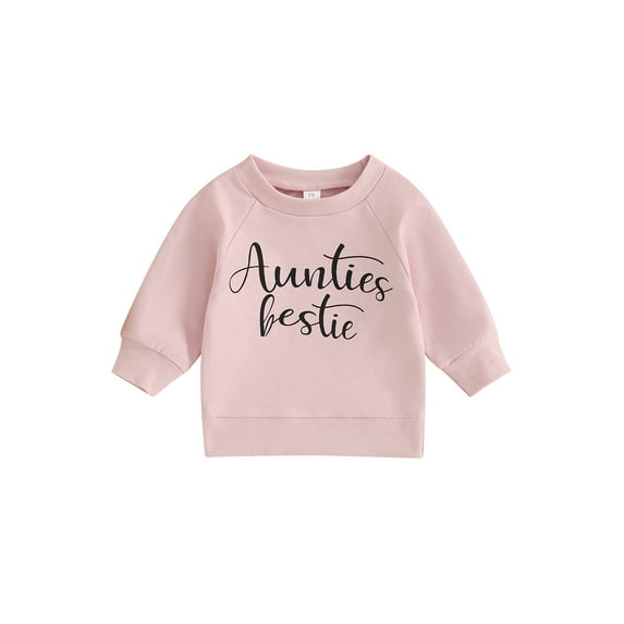 Bagilaanoe NeBaby Girl Boy Casual Sweatshirt Long Sleeve Letter Print Pullover 3M 6M 12M 18M 24M Infant Fall Loose Tee Tops