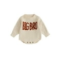 thumbnail image 1 of Bagilaanoe Newborn Baby Boy Knitted Romper Sweater Long Sleeve Bodysuits Letter Embroidery Pullover 3M 6M 9M 12M 24M Infant Warm Jumpers Tops Fall Loose Knitwear, 1 of 8