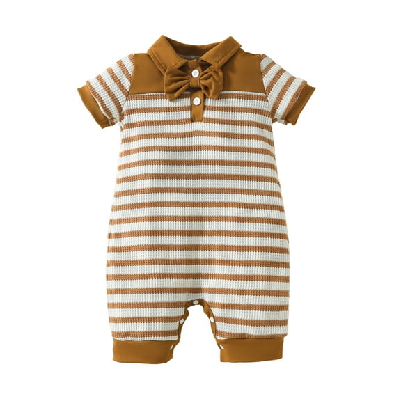 Bagilaanoe Newborn Baby Boy One-pieces Stripes Print Long Sleeve Jumpsuit 3M 6M 9M 12M 18M Infant Romper Casual Clothing
