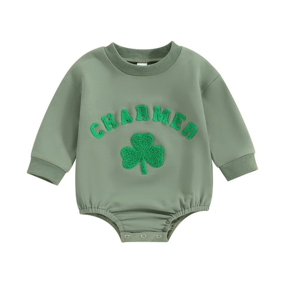 Bagilaanoe Newborn Baby Boy Oversized Romper Sweatshirt Long Sleeve Bodysuits Embroidery Pullover 3M 6M 12M 18M Infant Casual Tee Tops