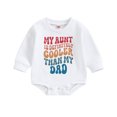 thumbnail image 1 of Bagilaanoe Newborn Baby Boy Oversized Romper Sweatshirt Long Sleeve Bodysuits Letter Print Pullover 3M 6M 12M 18M Infant Casual Tee Tops, 1 of 8