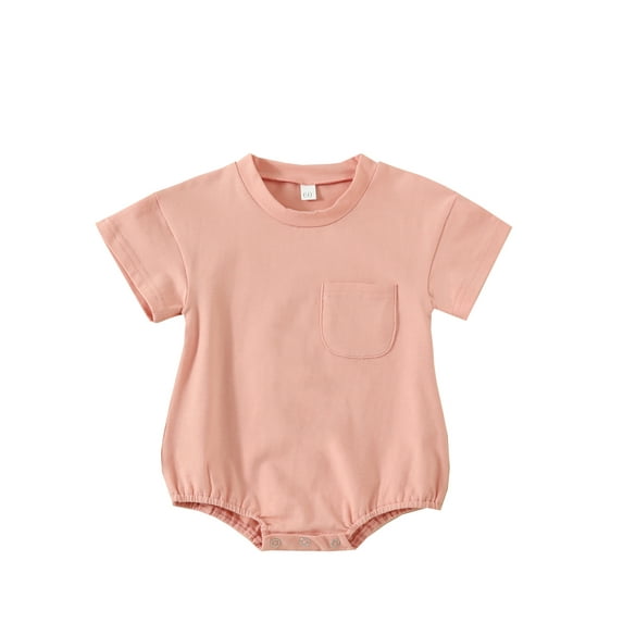 Bagilaanoe Newborn Baby Boy Rompers Short Sleeve Bodysuits 6M 12M 18M 24M Infant Casual One Piece Short Jumpsuit
