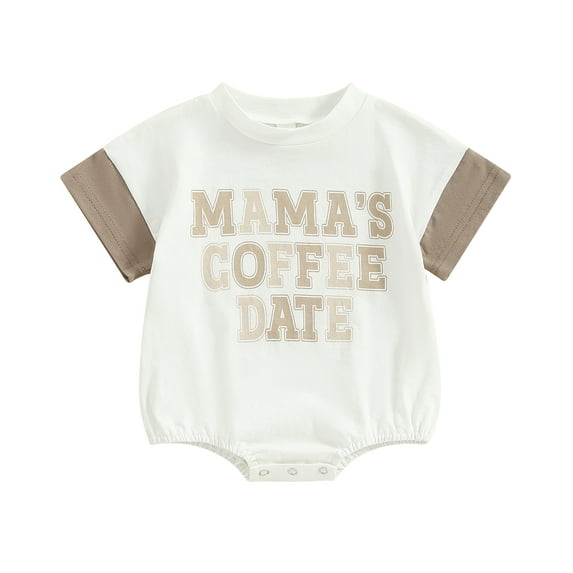 Bagilaanoe Newborn Baby Boy Summer Rompers Contrast Color Short Sleeve Bodysuits 3M 6M 12M 18M Infant Casual One Piece Short Jumpsuit