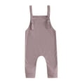 thumbnail image 1 of Bagilaanoe Newborn Baby Boys Girl Waffle Jumpsuit Sleeveless Romper Overalls 3M 6M 12M 18M 24M Infant Long Pants Casual Clothes, 1 of 8