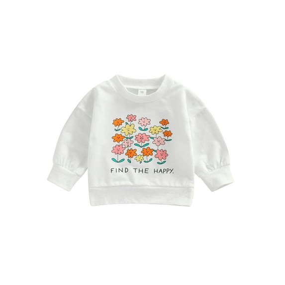 Bagilaanoe Newborn Baby Boys Girls Casual Sweatshirts Print Long Sleeve Tops 3M 6M 9M 12M 18M 24M Hoodie Clothes