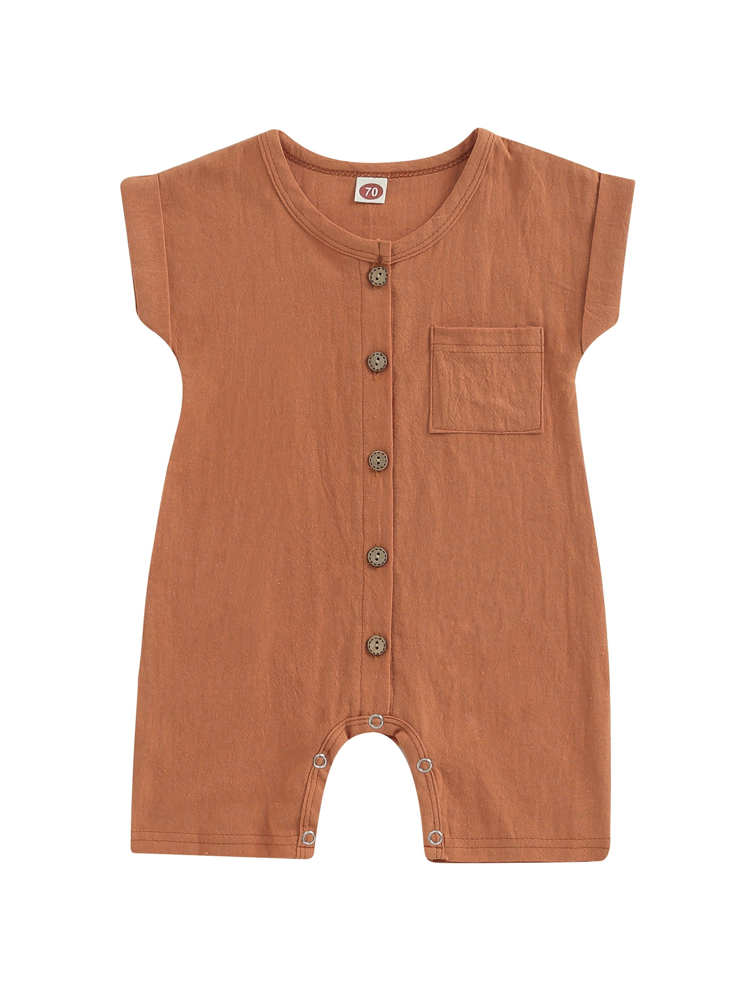 Bagilaanoe Newborn Baby Boys Jumpsuit Sleeveless Bodysuit 3M 6M 12M 18M ...