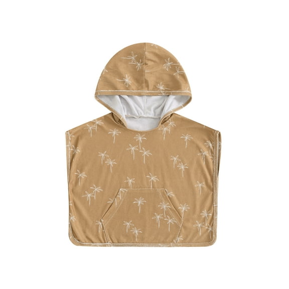 Bagilaanoe Newborn Baby Girl Boy Beach Hooded Poncho Print HoodBath Towel 6M 12M 18M 24M Infant Swimwear Bathing Suit