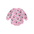 thumbnail image 1 of Bagilaanoe Newborn Baby Girl Boy Christmas Romper Sweatshirt Long Sleeve Bodysuits Print Pullover 3M 6M 12M 18M Infant Casual Tee Tops, 1 of 9