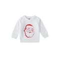 thumbnail image 1 of Bagilaanoe Newborn Baby Girl Boy Christmas Sweatshirt Long Sleeve Santa Claus Print Pullover 6M 12M 18M 24M Infant Fall Loose Tee Tops, 1 of 9