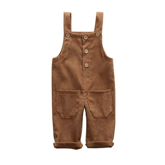 Bagilaanoe Newborn Baby Girl Boy Corduroy Jumpsuit Adjustable Strap Print Romper Overalls 6M 12M 2T 3T 4T 5T Kids Long Pants Casual Outfits